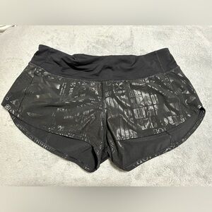 Lululemon Sleek Black Women's Athletic Shorts